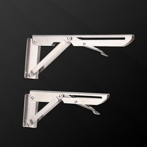 Folding Triangular Brackets Wall Mounted K-type Shelf Brackets Foldable Shelf Brackets Collapsible Shelf Bracket