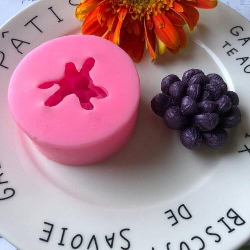 Succulent Plants Silicone Fondant Molds Diy 3d Candy Bar Chocolate Mold Heat Resistance Cake Decorating Tools