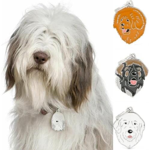Teddy Outdoor Anti-lost And Easy To Identify Sign Anti-Lost Pet Dogs ID Tag Collar Nameplate Pendant Key Chain Ring Bag Ornament