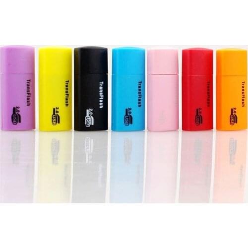 Little Dog Design USB 2.0 Memory TF Card Reader High Speed Micro SD Card Reader for PC IOS Linux Camera Wholesales 300pcs/lot
