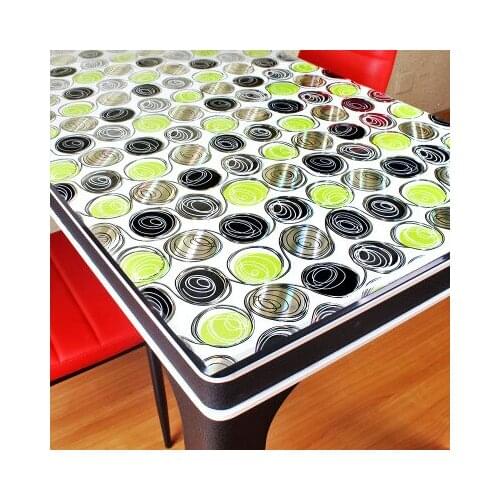 New Oil-proof soft plastic waterproof tablecloth Home Dining Room Tablecloth PVC Table Runner Waterproof Table Cover