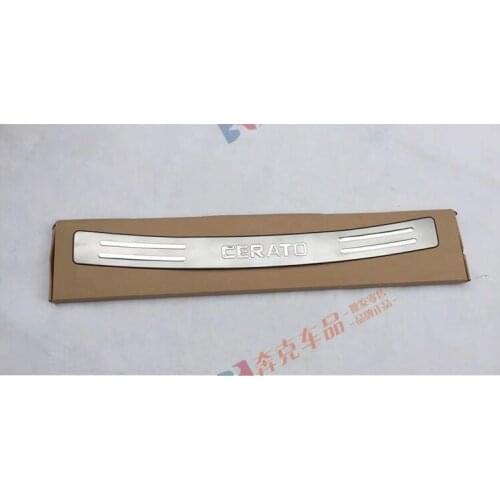 High quality Stainless Steel Rear Bumper Protector Sill plate accessories for Cerato 2005-2012