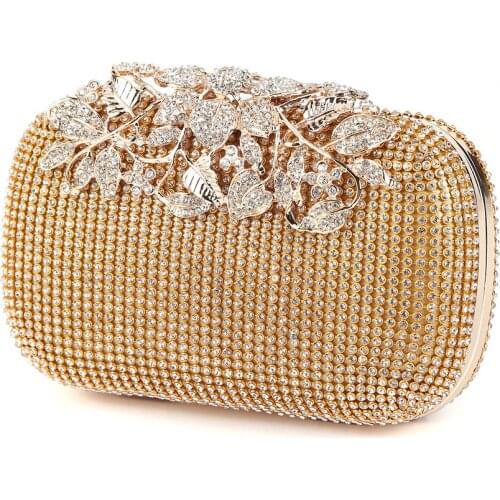 2019 Brand Designer Women Diamond Rhinestone Clutch Woman Evening bag Crystal Day Clutch Wallet for Wedding Purse Party Banquet