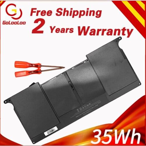 Golooloo Laptop Battery for Apple MacBook Air 11" A1370 Mid 2011 & A1465 (2012-2015) 35WH 7.6V Repace: A1406 A1495 + Screwdriver