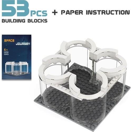 MOC Large Support Tool Aerospace Apollos 11 Saturn V Display Stand Launch Space Spacecraft Building Blocks Bricks Childrens Toy