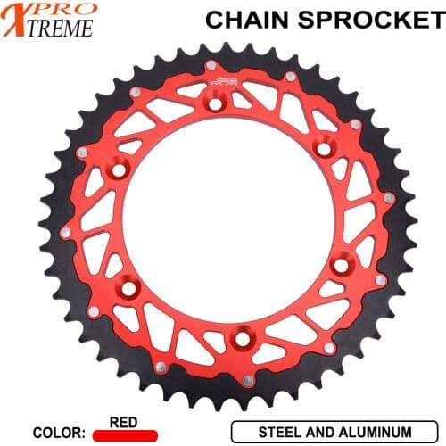 Motorcycle CNC Alloy Chain Sprocket For HUSQVARNA TC TE TX FC FE FX FR FS 125 150 250 300 350 450 501 47T Dirt Bike Accessories