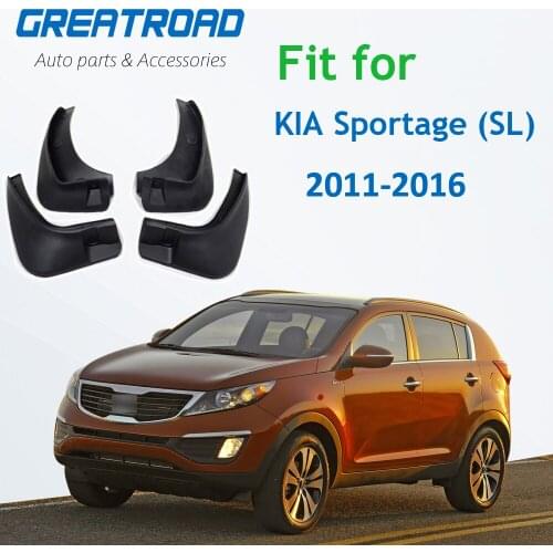 1Set Car Front Rear Mudguards For KIA Sportage (SL) 2011 2012 2013 2014 2015 Accessories Mudflaps 1Set/4Pcs Fenders