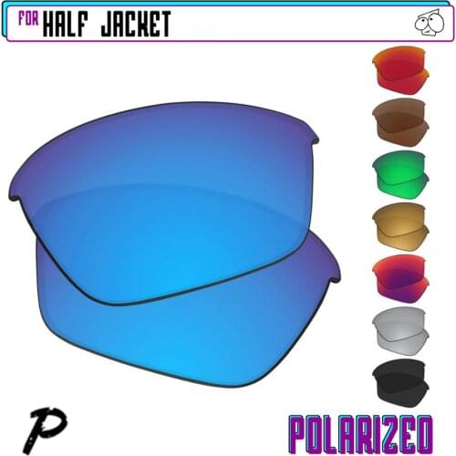 EZReplace Polarized Replacement Lenses for - Oakley Half Jacket Sunglasses - Multiple Options