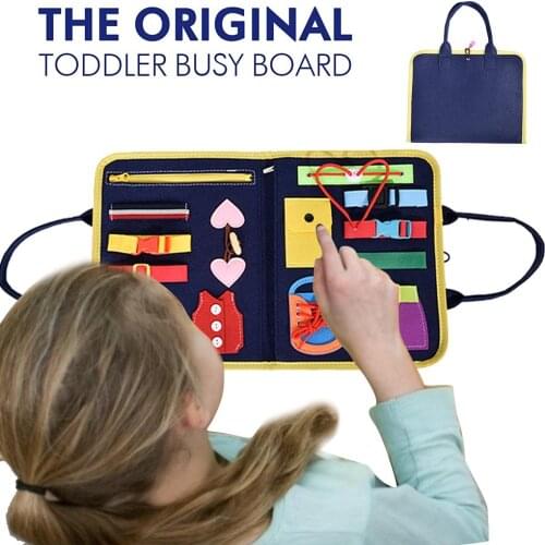 Montessori Toys Baby Sensory Material Busy Board Montessori Toy Development Learning And Educational Toys For Children Toddler