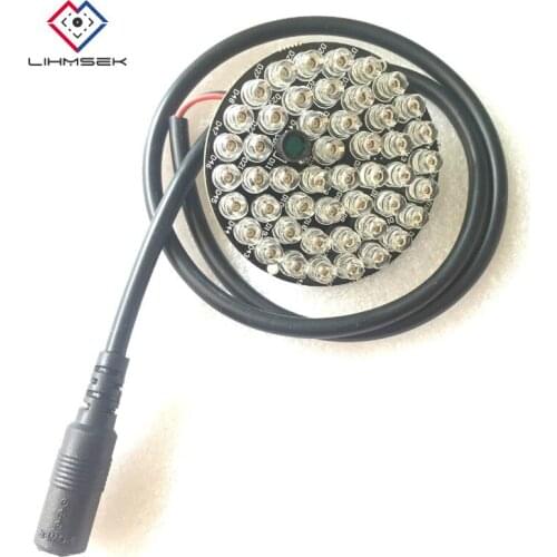 Lihmsek 850nm DC12V 90 degree IR Infrared LED Board for CCTV Fill light IR Illuminator CCTV accessories for Security cameras