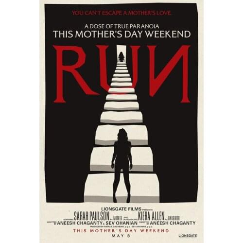 L0110 Run Movie Silk Fabric Poster Art Decor Indoor Painting Gift