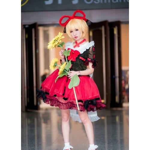 Medicine Melancholy Cospaly Costume Game Touhou Project Lady Lolita Dress Custom-Made 2021 New