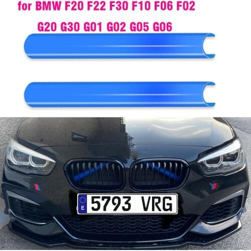 M Sport Style Front Grille Trim Strips Cover Frame Stickers For BMW F30 F10 F20 F11 F31 F07 F32 F33 F34 F36 G30 F48 G20 G01 G05