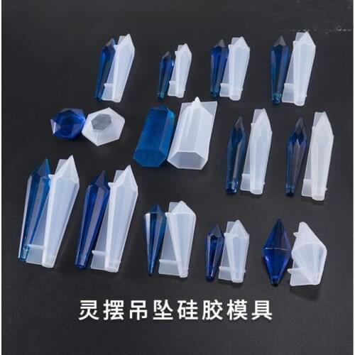 New Transparent Silicone Mould Dried Flower Resin Decorative Craft DIY Crystal column Mold epoxy resin molds for jewelry