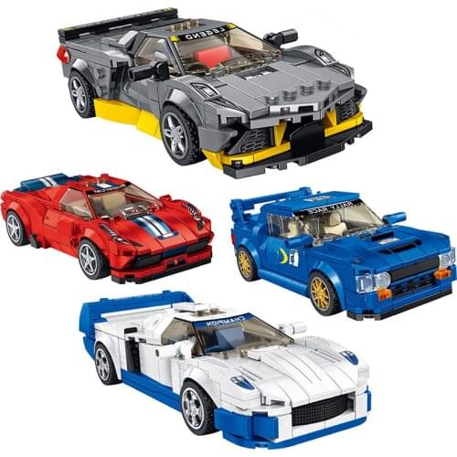 Sembo Blocks Super Race car Compatible city F1 Speed Champions Great Vehicle Racing Building sports Kits sets Technic
