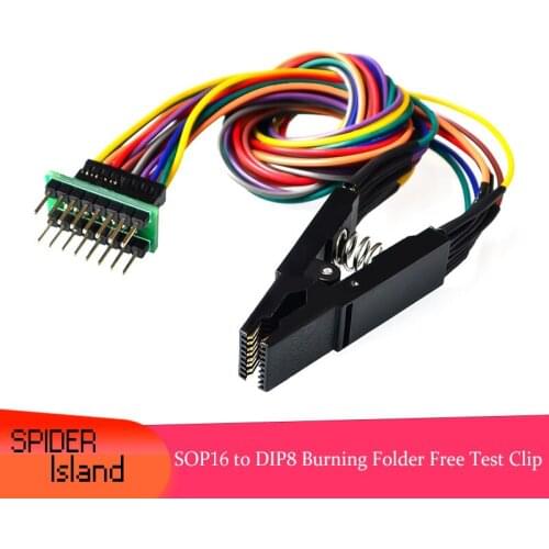 SOP16 Test Burning Folder BIOS Burning Folder SOP16 to DIP8 Inline Burning Test Clip