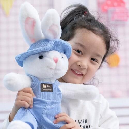 35cm 45cm 55cm Large Size Calm Rabbit Plush Toys Animal Cartoon Cute Stuffed Dolls Creative New Bunny Birthday Gifts
