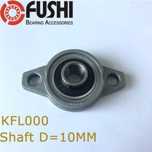 KFL000 Bearing 10 mm Shaft Diameter ( 5 PC ) KFL Zinc Alloy Pillow Block Flange Block Bearings KFL000 FL000 KFL 000