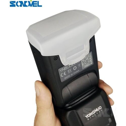 Yongnuo Flash Diffuser Bounce Softbox for YONGNUO YN600EX-RT II YN660 YN685 SN600 600EX-RT 600EX Flash Speedlite White transluce