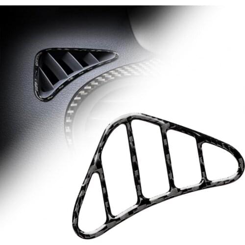 Carbon Fiber Meter Air Outlet Vent Sticker Cover Frame Trim Left Drive for Lexus IS250 300 350C 06-12 Accessories