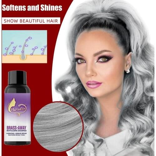 30ml/100ml Hair Shampoo Brass Away Dry Hair Repairing Long Lasting Fragrant Safe Natural Hair Conditioning Treatment for Salon