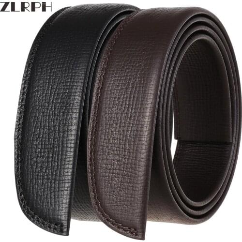 ZLRPH famous brand high-end luxury mens automatic buckle belt double leather belt cowhand leather belt clothing accessories