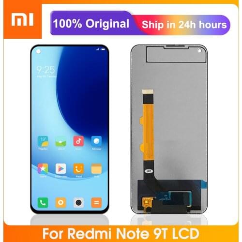 6.53" Original LCD For Xiaomi Redmi Note 9T LCD Display Touch Screen Assembly For Redmi Note9T J22 LCD
