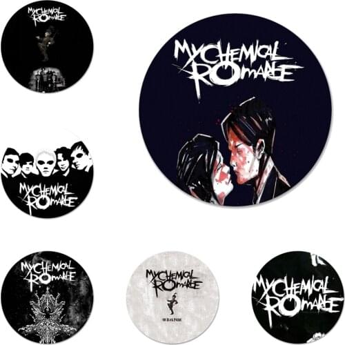 My Chemical Romance Icons Pins Badge Decoration Brooches Metal Badges For Backpack Decoration 58mm