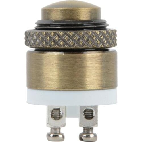 1.6 x 2.7cm Brass Momentary Metal Push Button Waterproof Push Button Door Bell Doorbell Switch 16mm