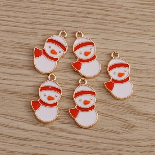 10pcs 12*20mm Enamel Cute Penguin Charms for Necklaces Earrings Cartoon Animal Charms DIY Pendants Jewelry Making Accessories