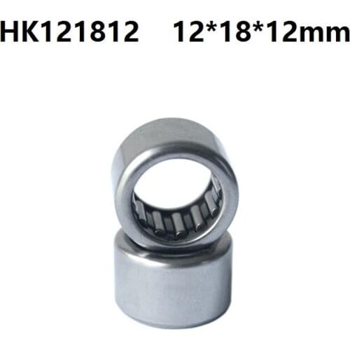 100pcs/lot HK121812 Drawn Cup Type Needle Roller Bearing 12x18x12 mm free shipping high quality