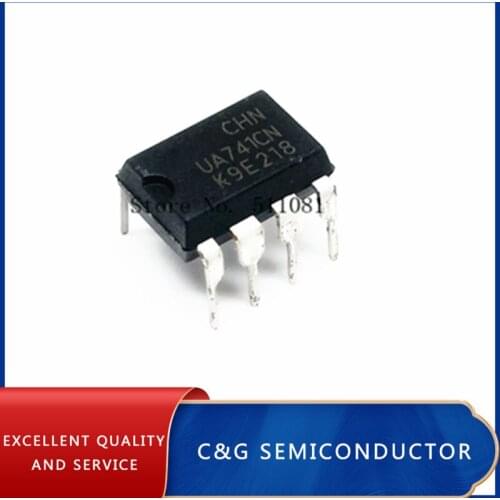 100PCS UA741CN UA741 LM741 DIP-8 NEW