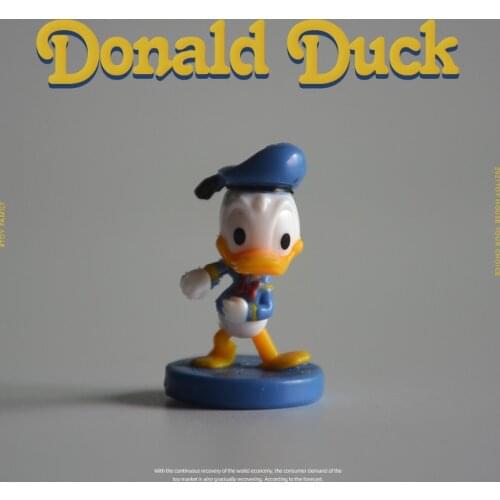 24PCS 3.5CM Disney Donald Duck cake decoration doll decoration cartoon model DIY decoration
