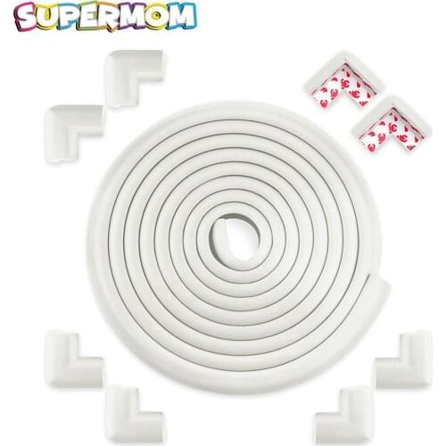 5Meter & 8pcs Children Protection Corner Security Baby Safety Desk Table Protector Cushion for kids Safe Furniture Bumper