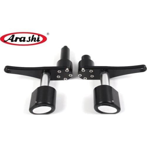 Arashi 2PCS For KAWASAKI NINJA ZX10R 2006 2007 ZX 10R ZX-10R ZX10 R CNC Engine Sliders Falling Protection Engine Crash Pads