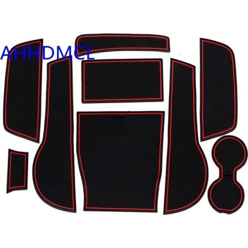 Car Anti-Dirty Pad Door Groove Gate Slot Cup Armrest Storage Pad Anti-Slip Mat For Audi A3 S3