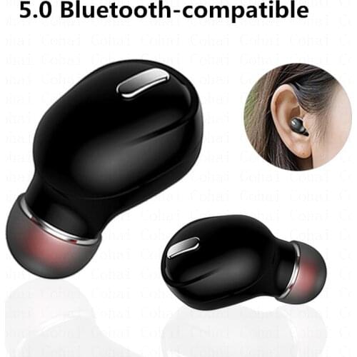Mini X9 Wireless Bluetooth Earphone Headphones Sport Gaming Headset with Mic Handsfree Stereo Earbuds For Xiaomi all phones 5.0