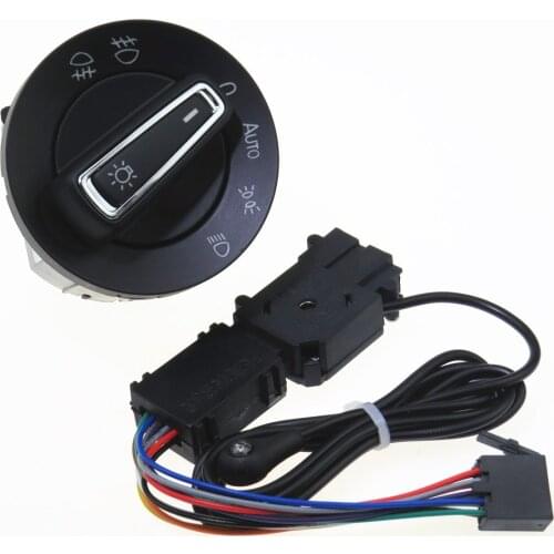 Chrome Automatic Switch Control Button Headlight Light Sensor Module Fit For Golf MK7 Polo Octavia 5GG941431D 5GG 941 431 D