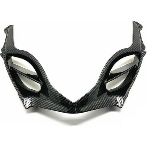 Carbon Fiber Color Upper Front Fairing Cowl Nose For Suzuki GSXR 1000 2009-2016 K9