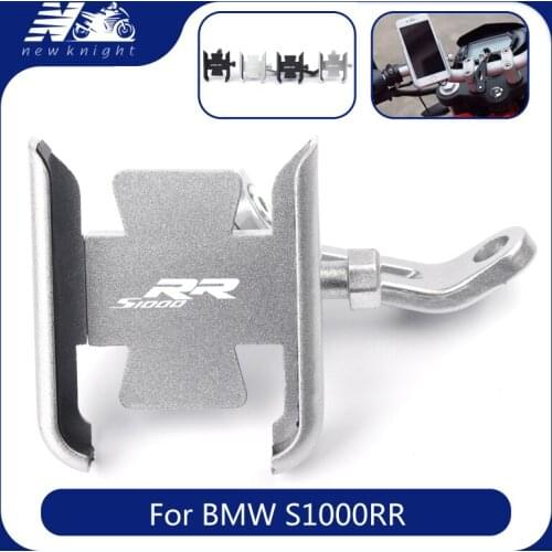 For BMW S1000RR 2018 2019 2020 2021 Motorcycle Mobile Phone Holder GPS Navigator Rearview Mirror Handlebar Bracket Accessories