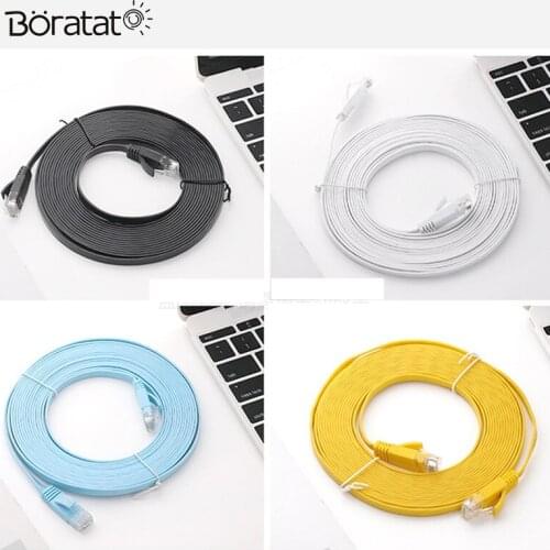 Ethernet Cable Cat 6 UTP RJ45 Network Patch Cable Connector CAT 6 Lan Cable 1M/5M/10M/20M/30M For Router Laptop Cable Ethernet