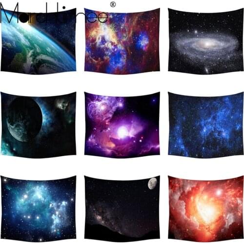 Galaxy Tapestry Space Witchcraft Psychedelic Wall Tapestry Home Decoration Bedspread Fabric Star Universe Polyester Tapestries