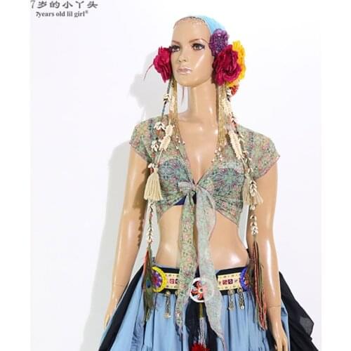 Performance Waer Belly Dance Costumes Professional Expansion Top For Women CSS101 105