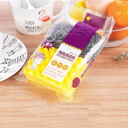 Kitchen Small Items Cheap Gadget Sets For Washing Dishes Sink Pots Pan Cleaner Steel Scourer Domestic Utilities Low Price Goods