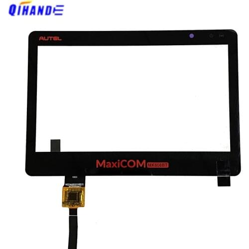 New 2.5D touch For Autel MaxiCOM MK808BT/MaxiCOM MK808TS/MaxiTPMS TS608 External capacitive Touch screen Digitizer panel Sensor