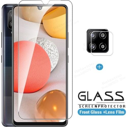 Samsun A42 Tempered Glass Film Camera Lens Screen Protector for Samsung Galaxy A42 A 42 42A Safety Phone Protective Glass Films