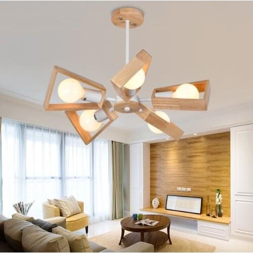 Nordic iron art restaurant Pendant Lights modern minimalist living room bedroom Pendant lamp American style home lamp