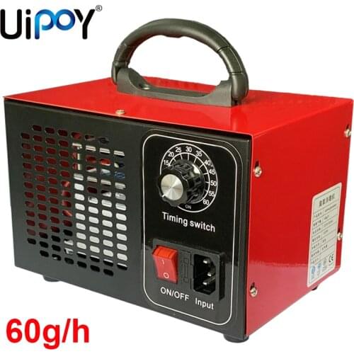 Portable Ozone Generator 60g/h Ozonizer Air Purifier Sterilizer treatment With timing switch Ozone machine Remove odor Ozono O3