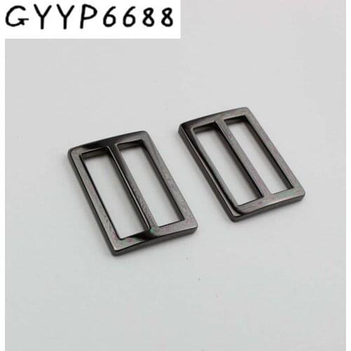 50pcs 5colors Wholesale 50PCS Welded 50mm (2") Belt Strap buckle Handbag webbing adjusted buckle,Alloy Light Gold Slider Loop B