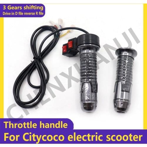 Citycoco Throttle Handle 60V Universal With Variable speed control 1.4-2M wire For Chinese Halei Citycoco Electric Scooter